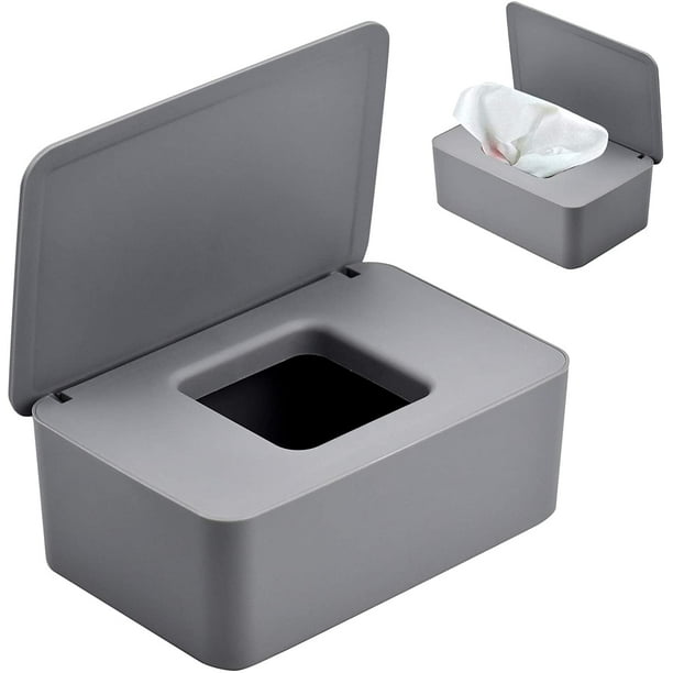 Universal - Boîte de stockage de tissus, boîte de distributeur de lingettes  humides, support de couvercle, boîte de serviettes en papier pour le bureau  à domicile. - Accessoires de salle de bain 