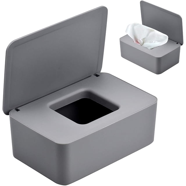 Caja de toallitas húmedas para bebés, caja de pañuelos húmedos, cajas de toallitas húmedas, dispensador de toallitas húmedas, soporte para oficina en casa