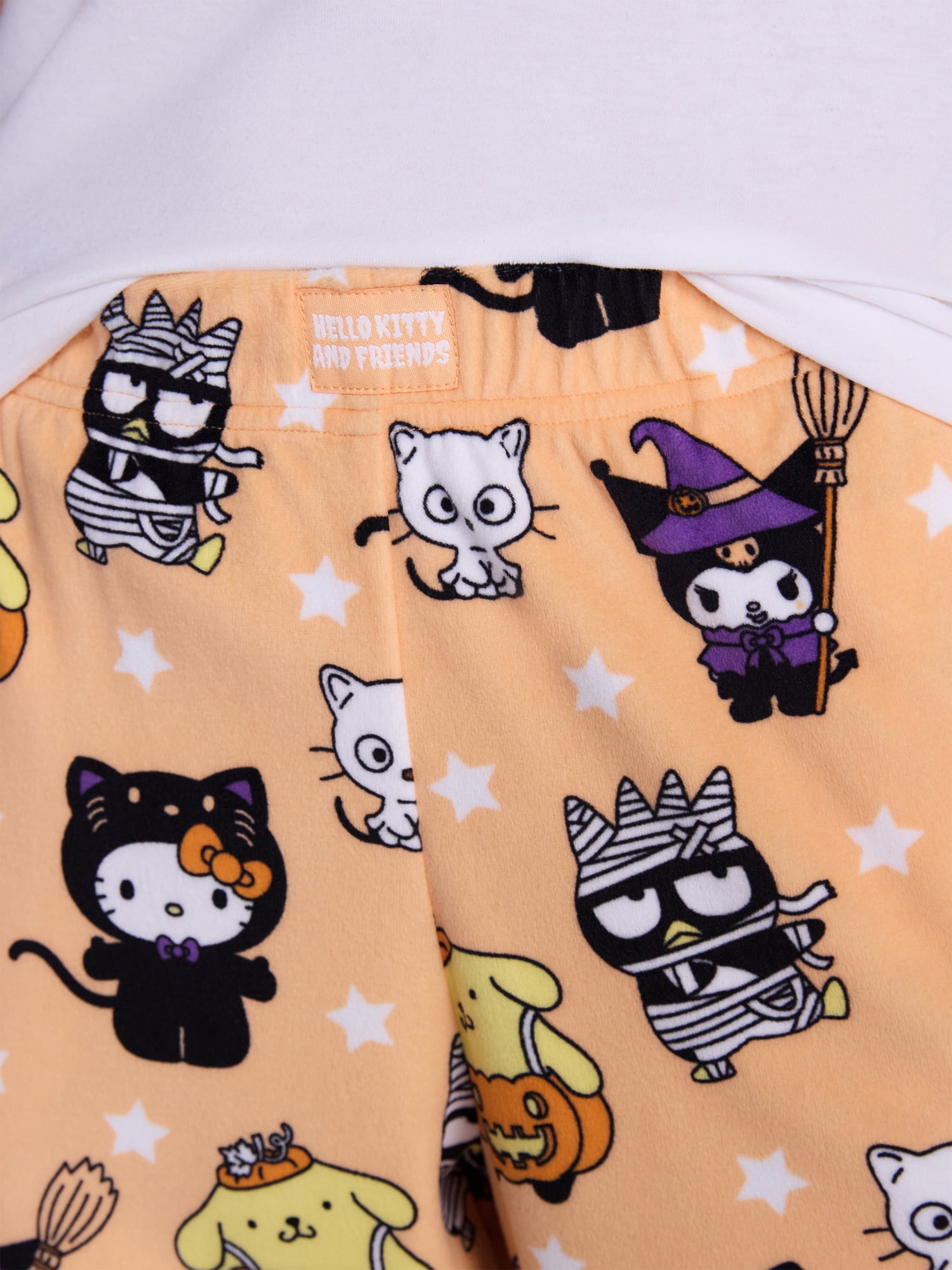 Hello Kitty Women's Halloween Velour Sleep Pants, Sizes XS-3X
