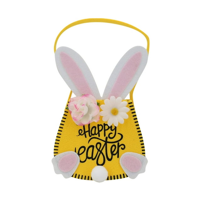 Huanglei Easter Bunny Decorative Candy Handled Storage For Home Textile Organization