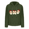 thumbnail image 4 of ShiShine Christmas Sweatshirts for Women Pullover Hoodie Sweater Fuzzy Plush Casual Winter Sweatshirt Cute Oversized, 4 of 5