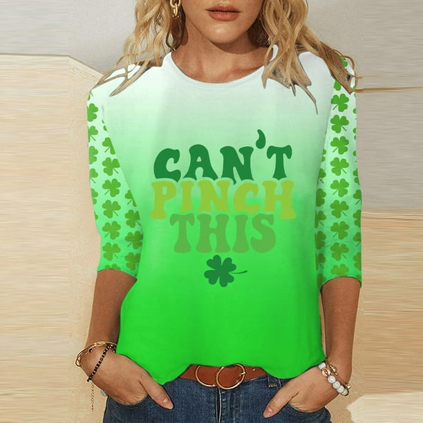 womens st patricks day shirts walmart