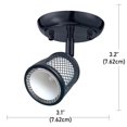 thumbnail image 2 of Beldi 1088-SP1 Ceiling Light 1 Light Baltimore Collection 3.2''X3.1 '', Black, 2 of 4