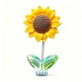thumbnail image 2 of 20pcs Spring Wobbly Flower Car Dashboard Ornament Interior Decor | Shaking Head Sunflower Car Dashboard Decorations, Dashboard Flowers Car Decor & Home Office Desk, Shape D, 10PC, 2 of 6