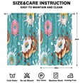 thumbnail image 2 of Doughnut (26)_36 Curtains-blackout Curtains Bedroom Decor Living Room Darkening Grommet Window Drapes 2 Panels Set 52"x 84", 2 of 2
