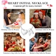 thumbnail image 6 of APSVO S925 Sterling Silver Plated Love Heart Initial Necklaces for Women Girls Letter I Pendant Chain Birthday Graduation Jewelry Gifts Teen Mom Her Wife Kids Age Ideas, 6 of 6