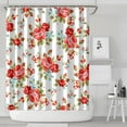 thumbnail image 2 of Waterproof Pioneer Shower Curtain 84x72 Inch Polyester Unique Colorful Floral Shower Curtain for Bathroom Hotel Home Decor with 12 Plastic Hooks, 2 of 5