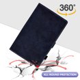 thumbnail image 7 of TECH CIRCLE Plain Case for Galaxy Tab A9 Plus 2023 - Magnetic Folio Case with [Auto Sleep Wake & Adjustable Viewing Stand Angle] Lightweight Fabric Cover for Galaxy Tab A9+ 11" SM-X210/X215, Dark Blue, 7 of 7