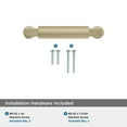 thumbnail image 4 of Amerock Ballard 3 inch (76mm) Center-to-Center Golden Champagne Cabinet Pull, 4 of 6