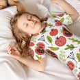 thumbnail image 7 of JUNZAN Tomatoes for Boys Girls Pajama Sets Toddler Sleepwear Summer Jammies 2pcs PJs, 7 of 7