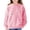 Pink, variant on CYRBOKO Girls Sweatshirts, Fleece Lined Casual Crew Neck Cotton Long Sleeve Tops Black Size 7-8 T
