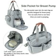 thumbnail image 5 of AOUNQ Diaper Bag Tote with 3 Cooler Pockets, Breast Pump Bag, Mommy Bag for Hospital, Large Travel Diaper Bag for Girl&Boy, 5 of 7