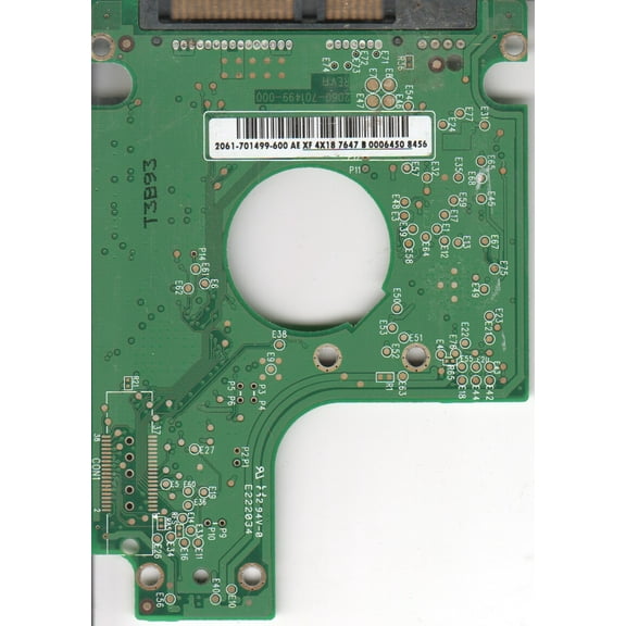 WD2500BEVS-75UST0, 2061-701499-600 AE, WD SATA 2.5 PCB