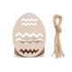 thumbnail image 1 of Decoración de Pascua de madera, huevos de conejo de pascua, colgante de pollito, decoraciones de fiesta de Pascua, rebanadas de madera sin terminar para regalo DIY, letrero decorativo, 1 of 4