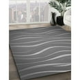 thumbnail image 2 of Ahgly Company Indoor Round Patterned Gunmetal Gray Area Rugs, 3' Round, 2 of 6