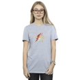 thumbnail image 2 of DC Comics T-Shirt Boyfriend en Coton Logo Flash Lightning pour Femmes, 2 of 4