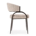 thumbnail image 3 of Kobe - Modern Beige Fabric Dining Chair, 3 of 6