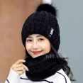 thumbnail image 3 of 3en1 Gorro Bufanda Guantes Cuello Invierno Para Frío Mujer, 3 of 6