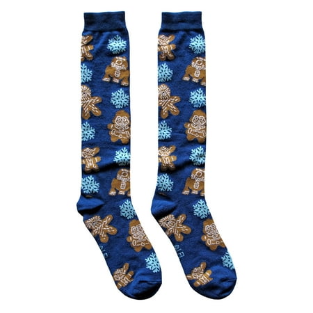 Star Wars Gingerbread Characters Junior/Women's Christmas Socks Shoe Size 4-10