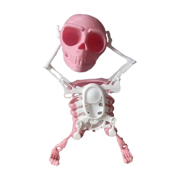 Juguete de esqueleto con mecanismo de relojería para hombre bailarín y balanceo, pequeño juguete decorativo.