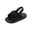Black, variant on Bixock Toddler Boys Sandals Kids Shoes Boys Solid Color Open Toe Sandals 2 in 1 Slides Casual Beach Summer Shoes for Little Kids