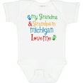 thumbnail image 3 of Inktastic Michigan Grandma Loves Me Boys or Girls Baby Bodysuit, 3 of 5