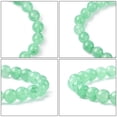 thumbnail image 5 of Dyed Natural Green Aventurine Beads Stretch Bracelets Round 53mm Bead: 8mm in diameter, 5 of 8