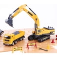 thumbnail image 4 of Set de juguetes para niños con grúa y herramientas para obras de construcción, 4 of 4