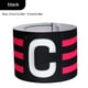 thumbnail image 4 of Capitán Brazalete Capitán Banda Ajustable Transpirable para Fútbol Negro, 4 of 4