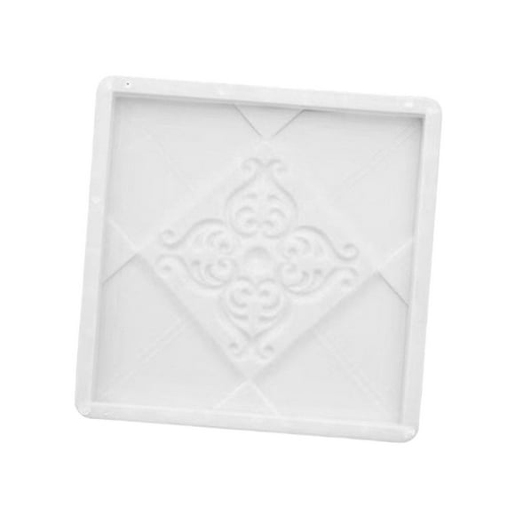 Modelo de cemento de ladrillo de hormigón, artesanía, decoración cuadrada única, suministros de bricolaje, paso a paso Patrón cuadrado