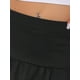 thumbnail image 5 of Falda corta de doble capa INSPIRE CHIC con dobladillos de encaje para mujer XS negra, 5 of 6