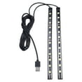 thumbnail image 6 of Lamp Led Foot Light Strip White 4.8W Black+Transparent Blue Ice Blue Pink Purple Smd5050 Silicone+Led 1.3 Meters*2 Smd5050 New White Fangkenuo, 6 of 9