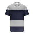 thumbnail image 4 of Fnnxeal Mens Polo Shirts, Collared Summer Casual Big and Tall Shirt Gray Polo Shirts for Men Size 4XL, 4 of 4