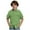 Green, variant on Fancifize Boys Short Sleeve Button Down Shirt Cotton Linen Summer Kids Boy Dress Shirts Beach Vacation Shirt with Chest Pocket