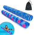 thumbnail image 1 of Paquete de 2 fideos inflables para piscina, tela suave con bolsa de almacenamiento, 1 of 5
