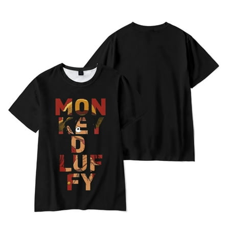 

Anime One Piece Children s Short Sleeve Kids 3D T-shirt Anime One Piece Clothes Kids Birthday Gift