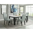 thumbnail image 2 of Picket House Furnishings Pia Faux Leather Dining Side Chair Set in Grey, 2 of 9
