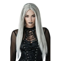 Grey Gothic Matriarch Adult Wig