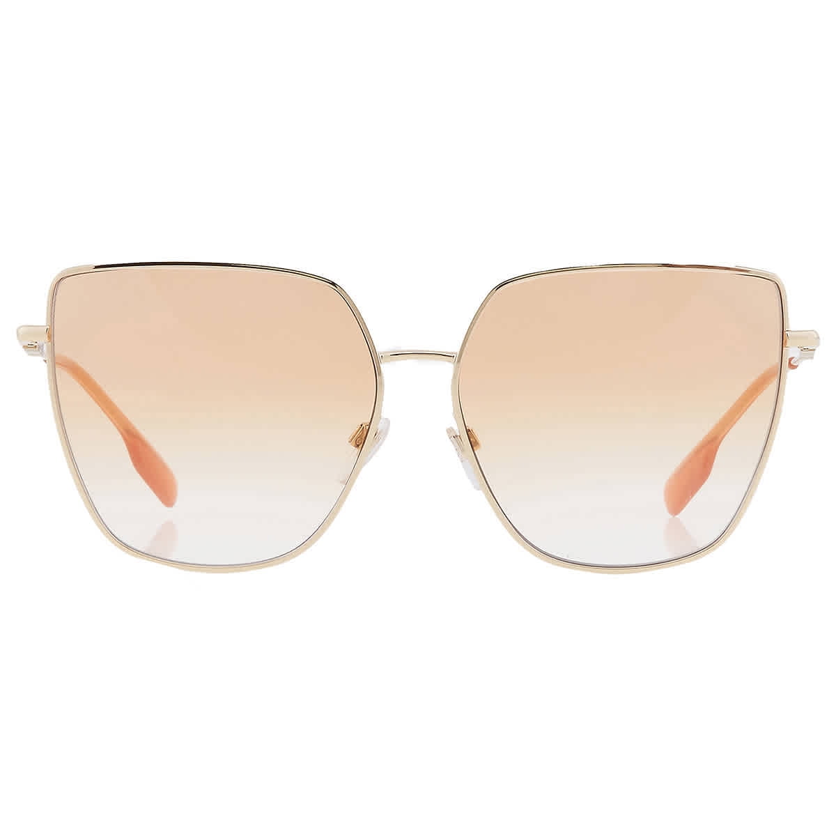Burberry Carmen Brown Gradient Pilot Ladies Sunglasses