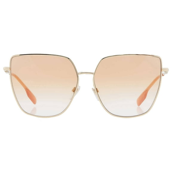 BURBERRY BE3143 1109V0 Alexis Light Gold Clear Grad Red 61 mm Women's Sunglasses