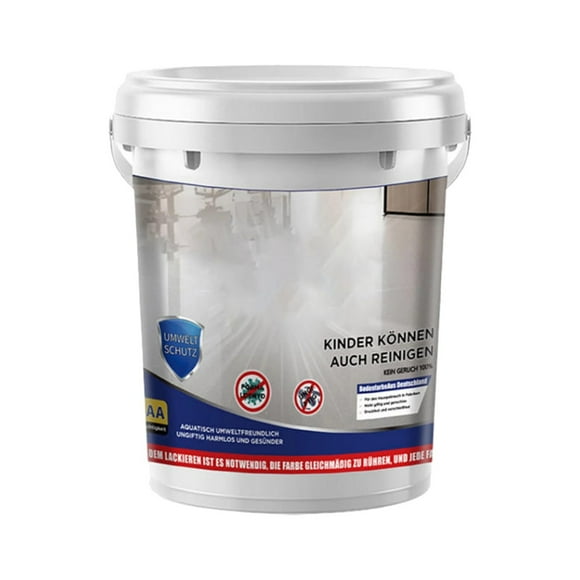 Epoxy Colored Sand Floor Paint, High Gloss Marble Effect Garage Coating, Waterproof & Non-Slip Self-Leveling Epoxy Floor Coating
