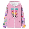 thumbnail image 3 of WAYUTE Girls Sweatshirt Long Sleeve Zip Up Hoodie with Cute Print Pullover for Kids and Toddler Casual Wear and Sports Outdoor Activities, 3 of 4