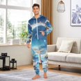 thumbnail image 6 of FORMRS Onesies Pajama for Adults Unisex Hoodie Winter Jumpsuit One Piece Sleepwear, Sizes S-2XL, Floral Moon, 6 of 7