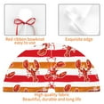 thumbnail image 4 of KLL 48" Christmas Tree Skirt Red Lobster Xmas Tree Skirts Mat for New Year Xmas Holiday Party Indoor Outdoor Home Decoration, 4 of 7