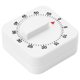 thumbnail image 1 of Injueey Temporizador de cocina de 60 minutos, cuenta regresiva, recordatorio de alarma, temporizador mecánico cuadrado blanco para cocina Herramientas y accesorios para hornear Injueey HA001273-00, 1 of 6