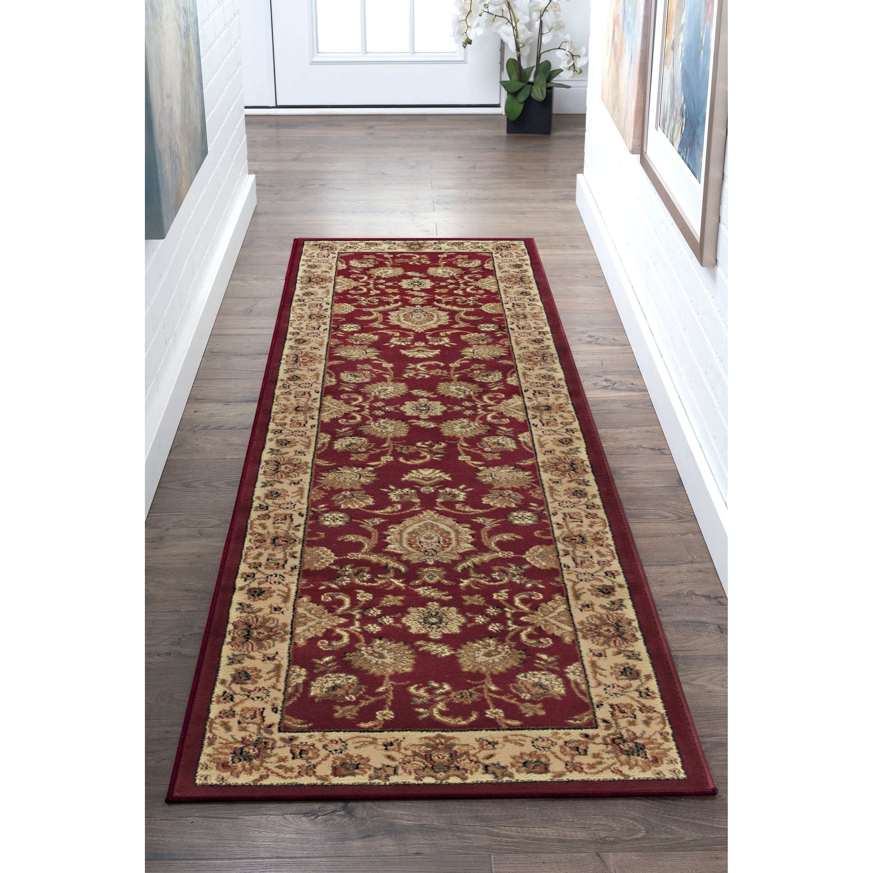 Alise Rugs Soho Traditional Oriental Runner Rug 2 3 X 7 3 Walmart Com Walmart Com