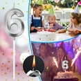 thumbnail image 2 of Fall Decor Kitchen Birthday Number Candle 3D Shape Birthday Candle Decoration Birthday Cake Candle, 2 of 8