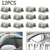 12 Pcs Wind Rain Deflectors Channel New Metal Clips for Heko Sned Clip