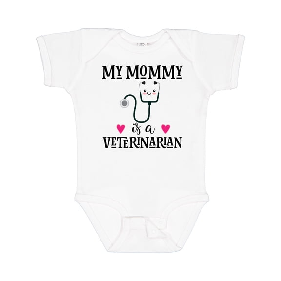 Inktastic Veterinarian Mommy Vet Boys or Girls Baby Bodysuit