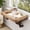 Dark Stained Wood with Brown Bed, variant on Cat Perch for Window Sill with Orthopedic Hammock Design, Premium Hardwood & Metal Frame, Large Cat Window Seat, Dark Brown Wood, 24''W